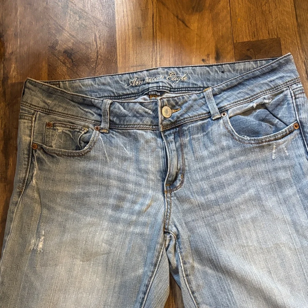 American Eagle Outfitters Light Blue Boot Cut Jeans - Picture 4 of 6